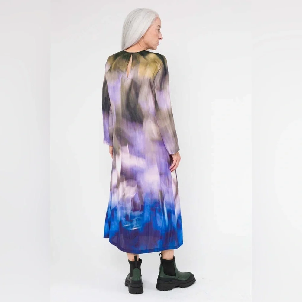 NO.6 COCO DRESS - DARK CARWASH Size Small - Picture 4 of 12